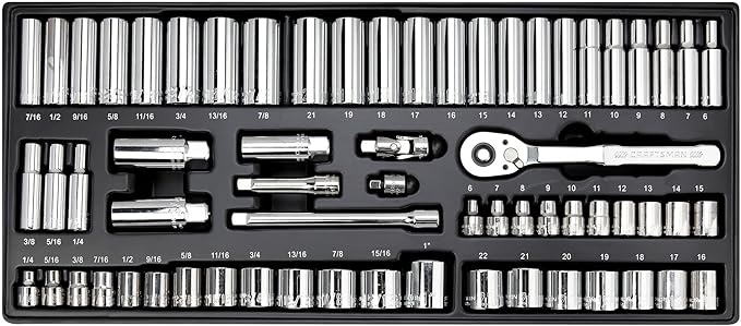 CRAFTSMAN 308 Piece Mechanics Tool Set, Socket and Wrench Set (CMMT45939)