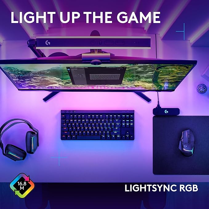 Logitech G502 X PLUS Wireless Gaming Mouse & G515 LIGHTSPEED TKL Wireless Gaming Keyboard, Fully Programmable RGB Low-Profile Keyboard & Mouse Combo PC/Mac