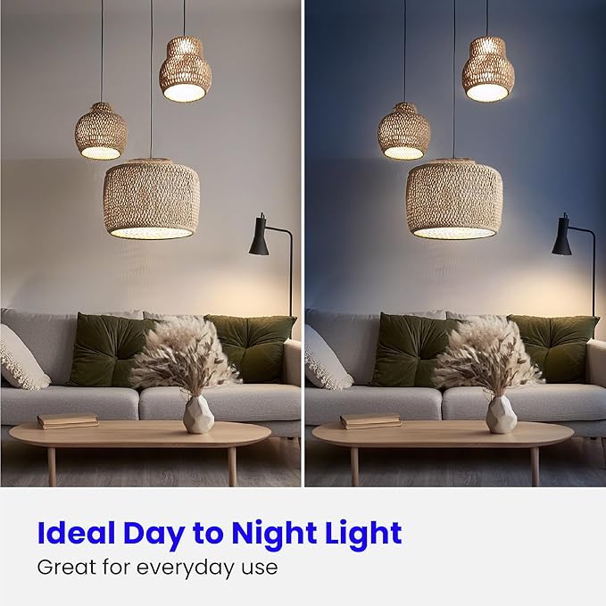 Feit Electric A19 LED Light Bulb, 60W Equivalent, Non Dimmable, 800 Lumens, E26 Medium Base, 3000k Bright White, CRI 90, 10 Year Lifetime, UL Listed, Damp Rated, 10 Pack, OM60/930CA10K/10