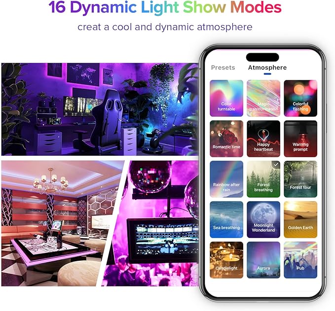 SANSI Smart Light Bulb, Full Color Changing Dimmable Smart WiFi Bulbs Compatible with Alexa and Google Home, A21 18W 150W Equiv. 2000 Lumens Bright RGB Bulb, 2.4Ghz only No Hub Required