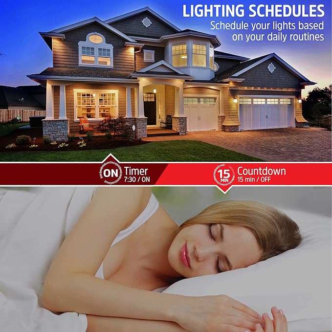 Energizer Smart Wi-Fi LED Light Bulb, Warm White, 60W, 800 Lumens, Compatible with Alexa, Google Assistant and Siri, Control from Anywhere with App, Custom Schedules, 2-Pack