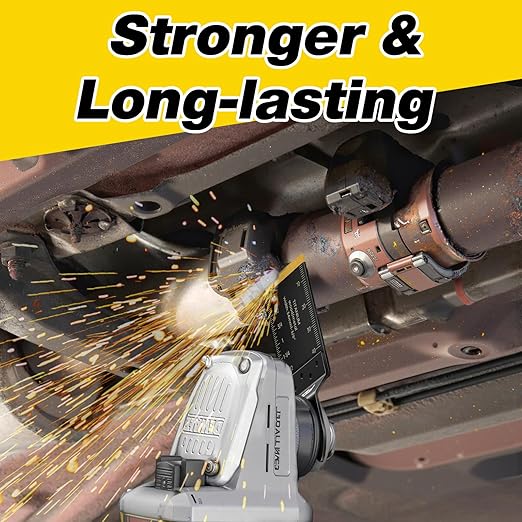 FORCA 66pcs Titanium Oscillating Tool Blades, Universal Multitool Blades for Metal Wood Cutting, Oscillating Saw Blade Kit for Dewalt Bosch Milwaukee Ryobi