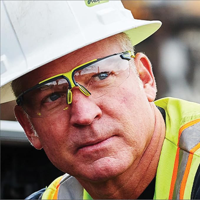 HexArmor VS300 Safety Glasses with Adjustable Side Arms Z87+ for Men and Women