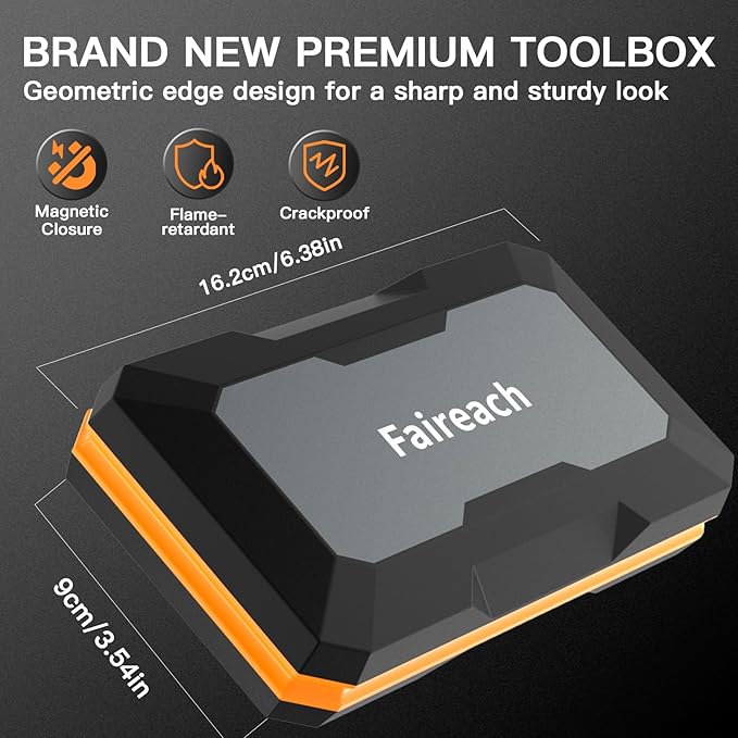 Magnetic Screwdriver Set, DIY Ratchet Screwdriver Set, Multi Bit Magnetic Drive Set with Detachable Ratchet Handle, Portable Compact Repair Tool Kit for Furniture Computer Bicycle