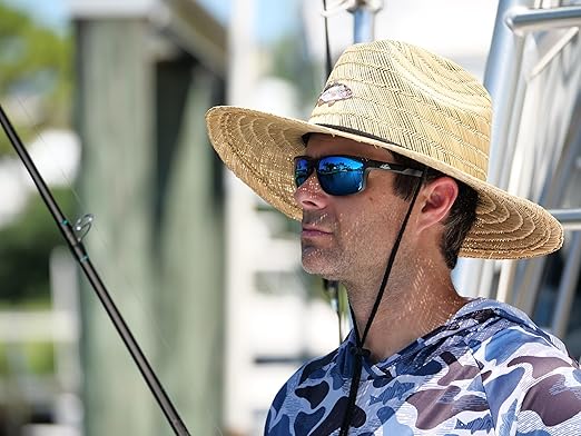 Bullhead Safety Crevalle Polarized Safety Glasses with Performance Fog Technology, Blue Light Glasses with UV Light Protection and Anti-Scratch Coating, Ice Blue Mirror Lenses, Matte Black Frame