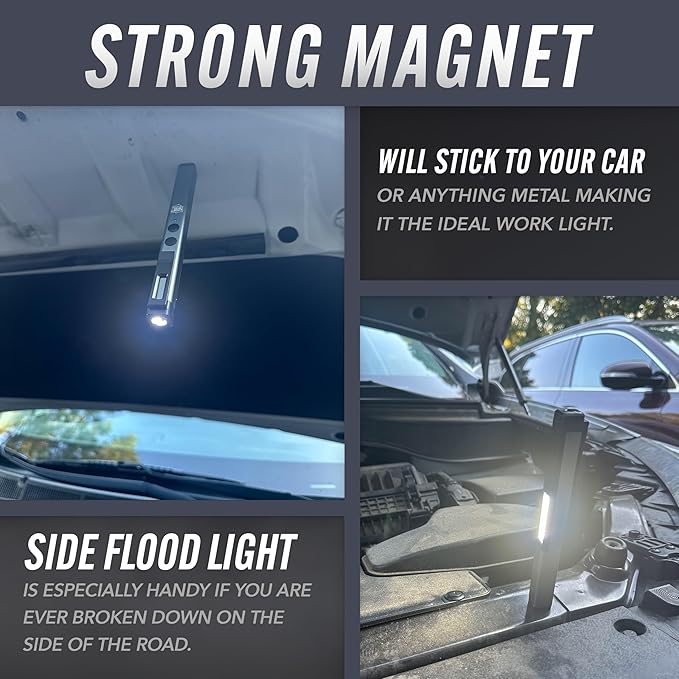 Streetwise Pain Pen 25,000,000 Volts Stun Gun for Self Defense - Tactical Stun Pen for Women and Men, USB Rechargeable, Battery Indicator, Durable Clip, Compact and Concealable for Protection