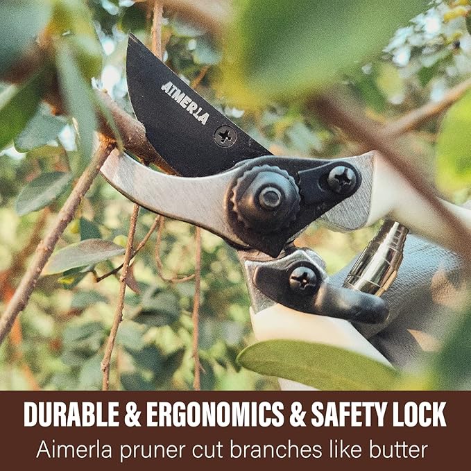 Gardening Tools Set of 9 Heavy Duty Garden Tools with Non-Slip Rubber Grip with Large Garden Bag for Tools Durable Hand Tools for Gardening, Weeding,Gardening Gifts for Women,Men