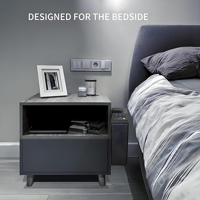 Biometric Fingerprint Mountable Gun Safe, Passcode, Keys and Quick Access Auto Pop，Gun Safe for Nightstand, Desk, Bed Side