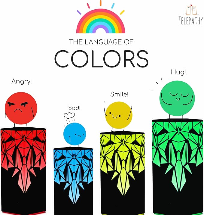 Telepathy Lamp - Friendship Lights, Long Distance Touch Lamps, Raining Diamonds Design with Apple Watch Connectivity, Simple App Based Set-up (Set of 2)