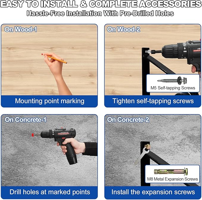 12inch Handrail for Outdoor Steps,1 Step Stair Handrails-Wall Mounted Wrought Iron Hand Railing-Powder Coated Carbon Steel-Metal Art Single Step Handrail-Step Grab Rail for Indoor Outdoor Stair Step