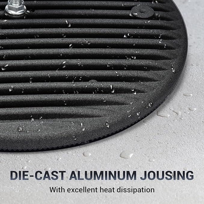 250W UFO Led High Bay Light,120VAC,5000K Daylight Commercial Bay Lighting,IP66 Waterproof,41050LM,1150W MH/HPS with Plug Area Lighting for Warehouse/Shop/Workshop/Barn/Gym/Factory