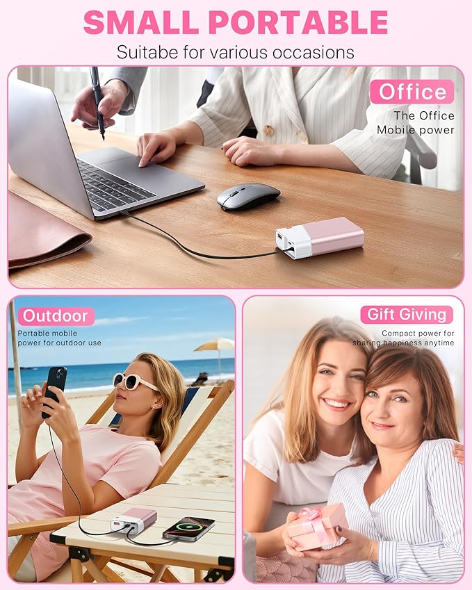 Portable Charger 20000mAh, 22.5W PD 3.0+QC 4.0 Super Fast Charging Power Bank, Cooler Aerospace Metal Case for iPhone 17 16 15 14, 13 Android, iPad, Samsung Google Tablet & More, Travel Essential