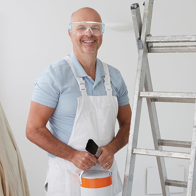 UNCO- Safety Goggles Over Glasses, Protective Goggles, Safety Goggles Anti Fog, Work, Safety Glasses Over