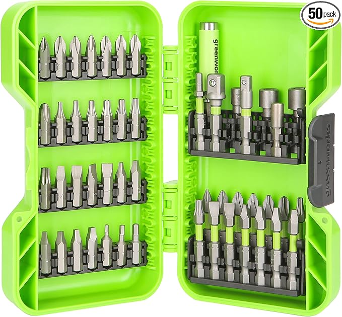 Greenworks 50 Piece Impact Rated Driving Set