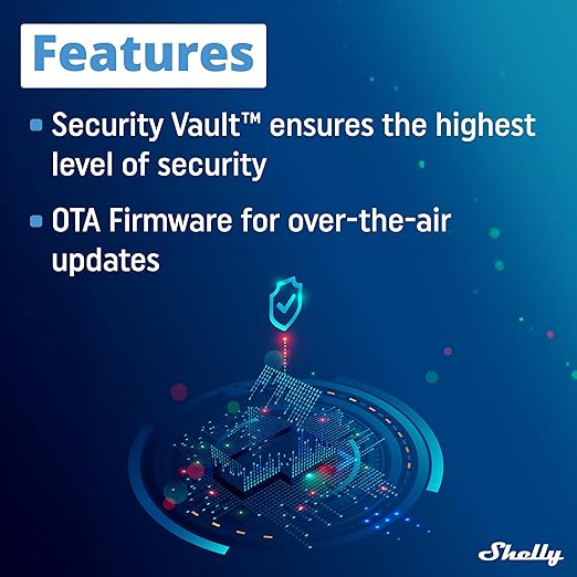 Shelly Wave 1 US LR UL | Z-Wave Long Range Smart Switch Relay, 1-Channel 15A Dry Contact | Home Automation | Low Power Consumption | High Compatibility | Easy Installation | iOS Android App