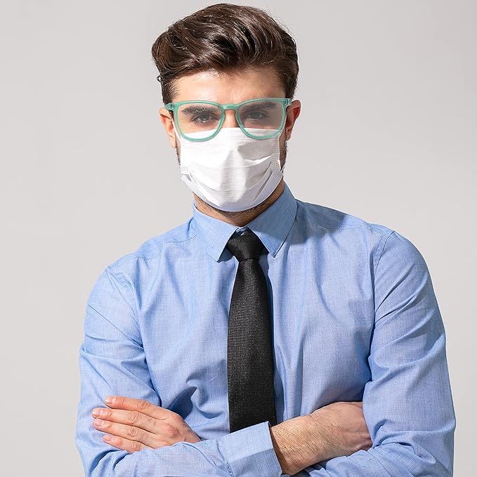 Stylish Safety Glasses, Clear Anti-Fog Anti-Scratch Protective Glasses For Men And Women