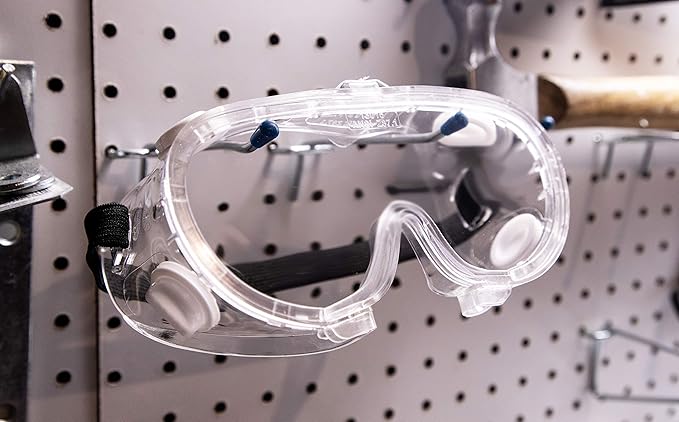 EyePRO Safety Glasses & Goggles Set, Clear Anti-Fog Lens, UV400 Protection, ANSI Z87.1 Certified, Adjustable, 6/12 Pack