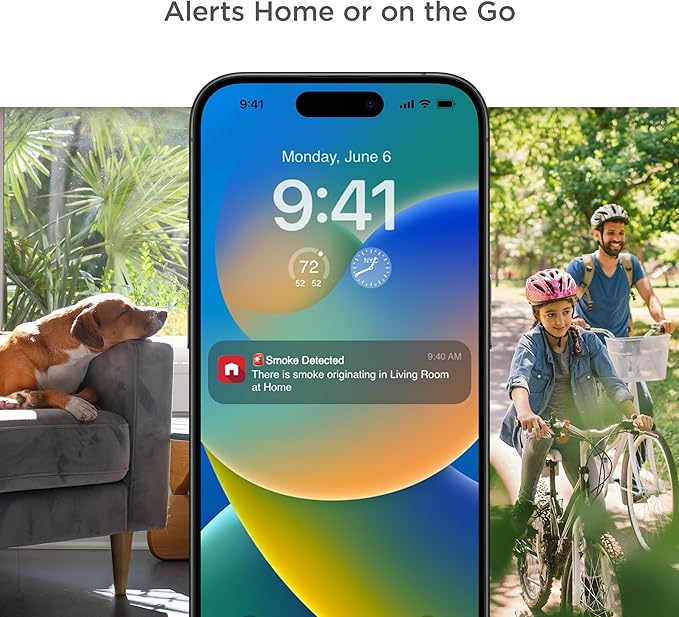 First Alert SC5 Battery Smart Smoke & Carbon Monoxide Alarm, SMCO600NV, 1-Pack