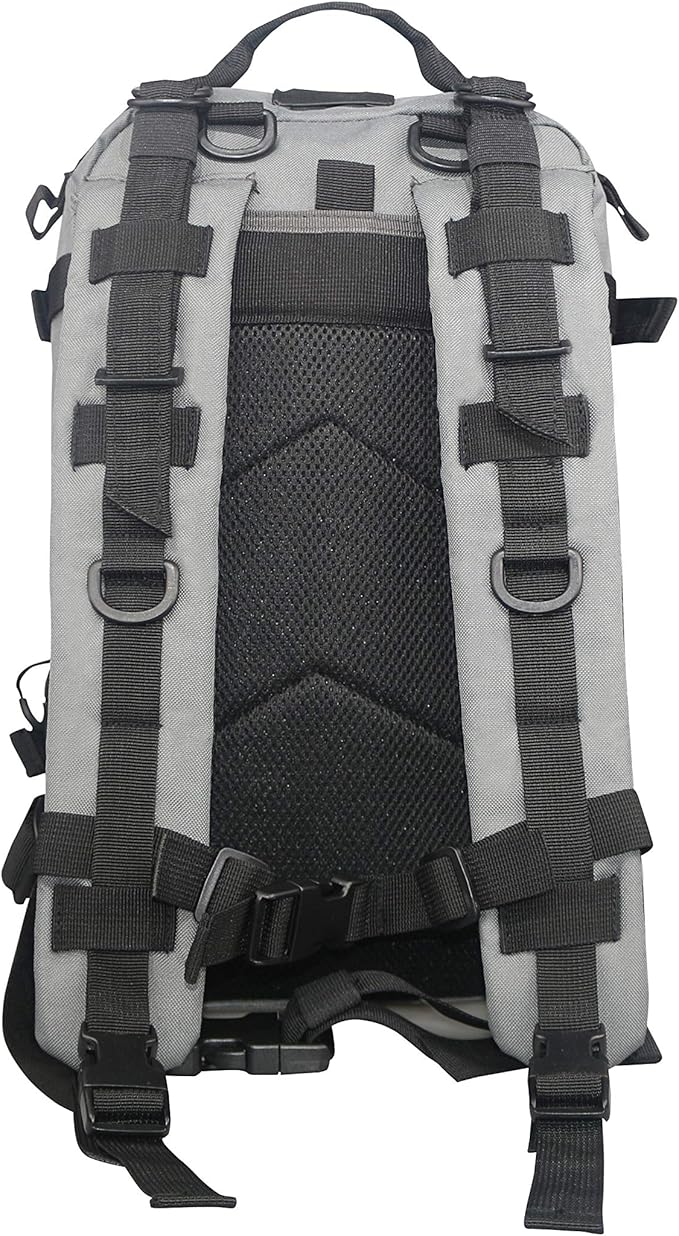 Lightning X Stocked EMS/EMT Trauma & Bleeding First Aid Responder Medical Backpack + Kit (Grey)