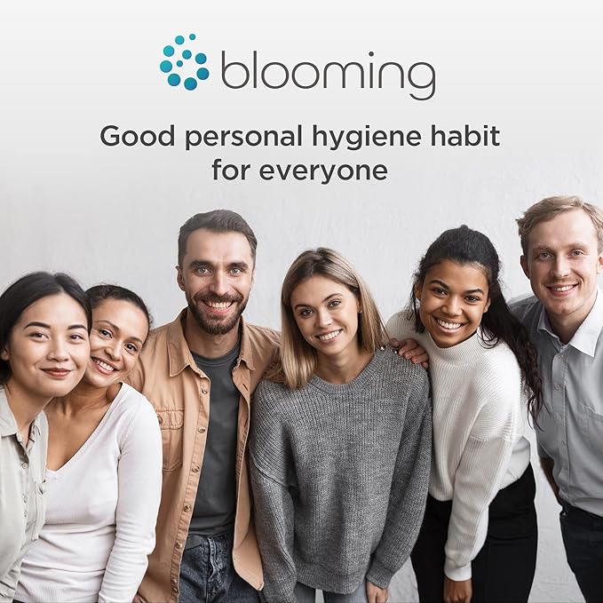 Blooming NB-R1260E Bidet Toilet Seat - Smart Toilet Seat with Stainless Steel Nozzle, Warm Water, Dryer, Heated Seat, Sittable Lid, LED Nightlight - White - Elongated - Attachment with Remote Control