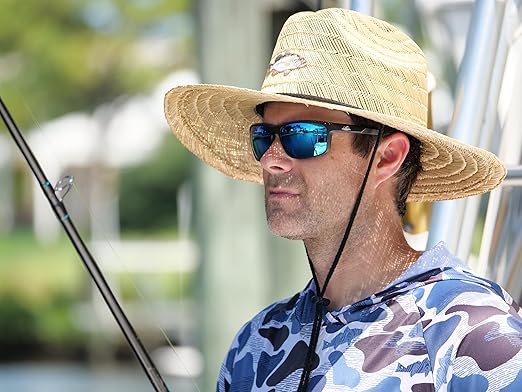 Bullhead Safety Crevalle Polarized Safety Glasses with Performance Fog Technology, Case and Cord Included, Blue Light Glasses with UV Light Protection, Ice Blue Mirror Lenses, Matte Black Frame