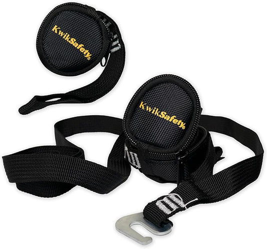 KwikSafety - Charlotte, NC - MARMOSET Trauma Straps [1 PAIR] Fall Protection OSHA Comfort Suspension Safety Device & Arrest System Attachment For Body/Legs Relief Compact, Lightweight & Quick Connect