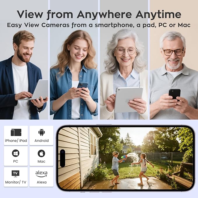 xmartO [AI Tracking Dome CAM 2K HD Metal Dome PTZ Wireless Security Camera with Automatic Tracking, 2-Way Audio and Night Vision (Standalone WiFi Camera, Works with WiFi Router Only)