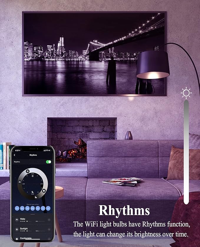 CMARS LED Smart Light Candelabra E12 Bulb Works with Alexa Google Home IFTTT, Dimmable and RGB Color Changing Light Bulbs (2.4 Ghz only) 3 Pack