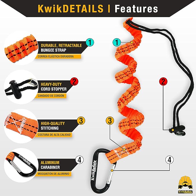 KwikSafety - Fall Protection Safety Harness - Construction & Roofing Fall Arrest Safety Harnesses - ANSI OSHA Compliant