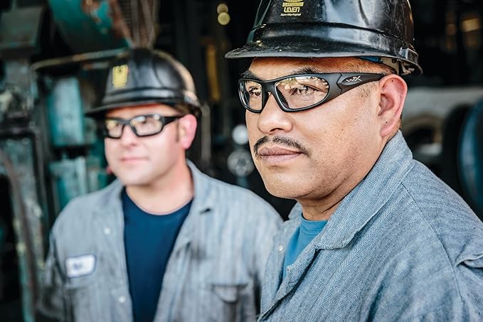 Wiley X ROMER 3 Sunglasses, Ballistic Rated ANSI Z87 Safety Glasses, UV Eye Protection for Shooting, Fishing, Biking, and Extreme Sports, Black Frames, Changeable Tinted and Clear Lenses