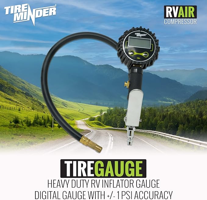 TireMinder RV AIR Compressor, Silver