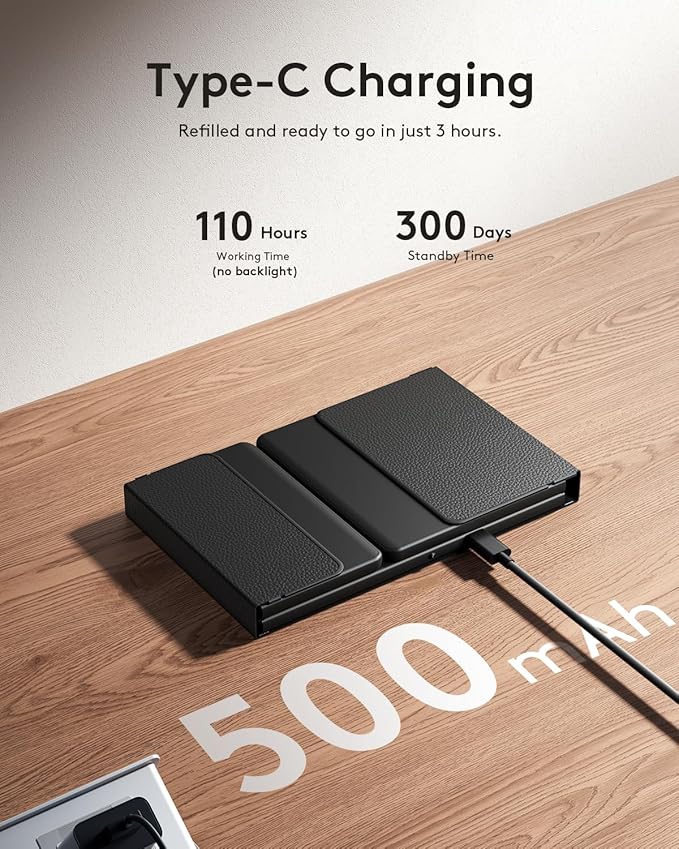 Samsers Foldable Bluetooth Keyboard with Touchpad, Full-Size Wireless Folding Keyboards with Backlight, Portable Travel for iOS Android Windows Mac OS, Support 3 Device(BT5.1 x 3), Black