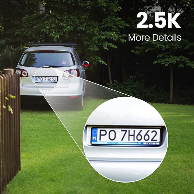 VIMTAG 5G/2.4G 2.5K Cameras for Home Security-Outdoor/Indoor Camera for Dog/Cat/Pet/Nanny/Baby, Wired, Color Night Vision, Free AI Detection, 2-Way Audio, 24/7 SD Recording,Support Alexa Cloud SD Card