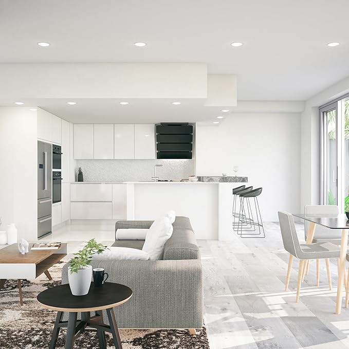 Feit Electric BR30 Smart LED Light Bulbs, 65W Equivalent, Dimmable, Color Changing, Tunable White, 650 Lumens, 2.4GHz Wi-Fi, Alexa/Google Home Enabled Track Lighting, BR30/RGBW/CA/AG/RP/6, 6 Pack