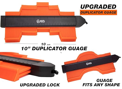 Carib Gear Pro Professional Laminate Flooring Tools Installation Kit with Tapping Block, Rubber Mallet, 44 pcs Pull Bar, and 40 pcs Spacers for Vinyl Plank, LVP, and Hardwood Laminate Floor