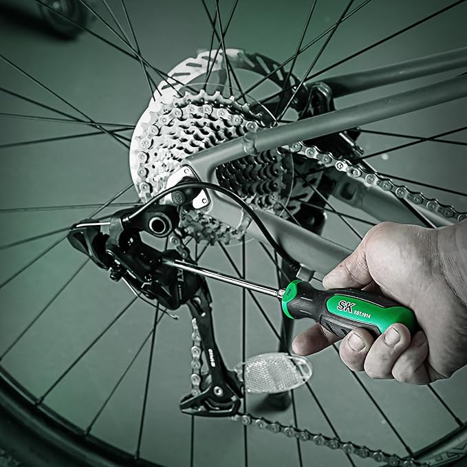 SK 11-Piece Magnetic Screwdriver Set, Includes Slotted/Phillip/Star Screwdrivers, S2 Steel, SureGrip Handle