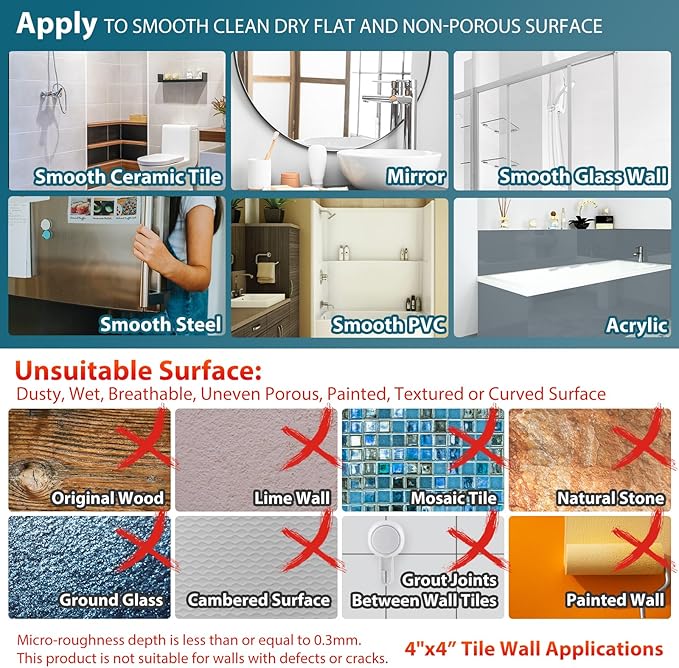 TAILI Shower Handles for Elderly Suction, 2 Pack 12 Inch Shower Grab Bars for Seniors, Grab Bars for Bathtubs and Showers, No Drilling Removable Safety Shower Grip, Silver