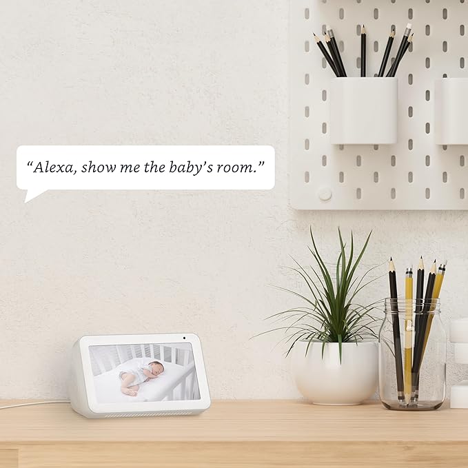 Feit Electric Indoor Security Camera with Motion Detection, 30ft. Night Vision, 360° Adjustable Head, 2.4GHz WiFi, 2-Way Audio, 1080p HD, Works with Alexa & Google Asst, Plug-in, White - CAM1/WIFI