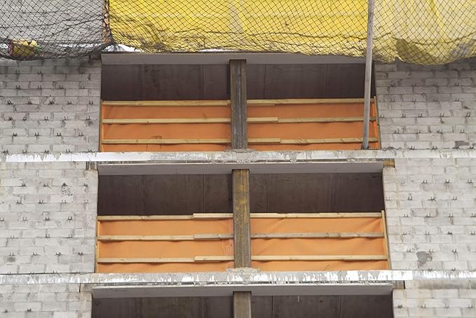 Debris Safety Netting Fire Retardant (10' x 150', Orange)