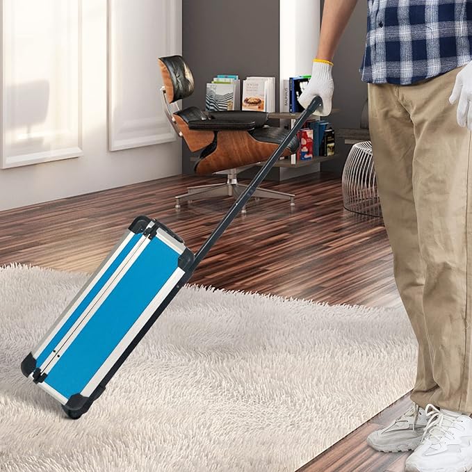 Arcwares 799pcs Aluminum Trolley Case Tool Set Silver, House Repair Kit Set, Household Hand Tool Set, with Tool Belt