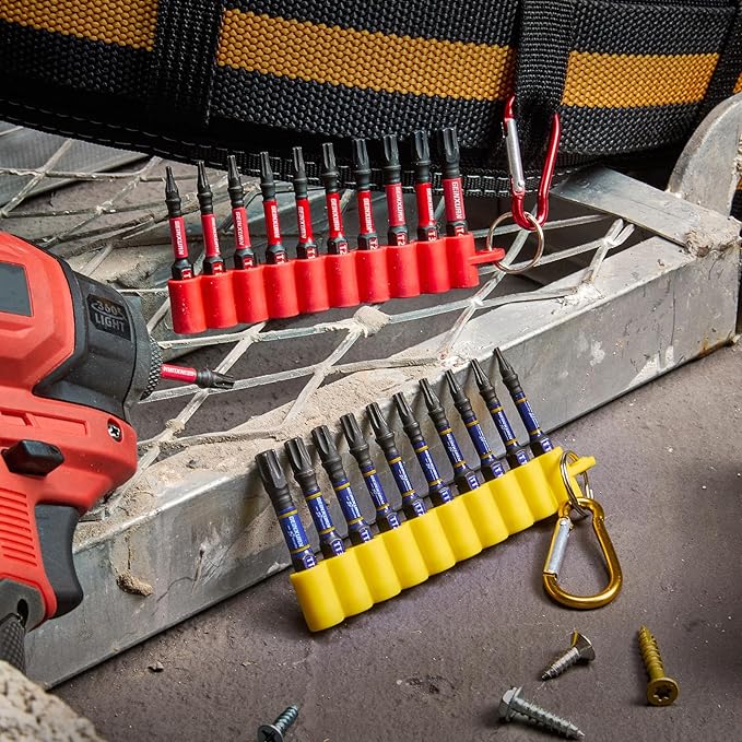 Impact Torx Screwdriver Bits Set, 20 Pieces 2”Security T7-T40 Magnetic S2 Steel Multi Star Driver Bits with Soft Hanging Strips