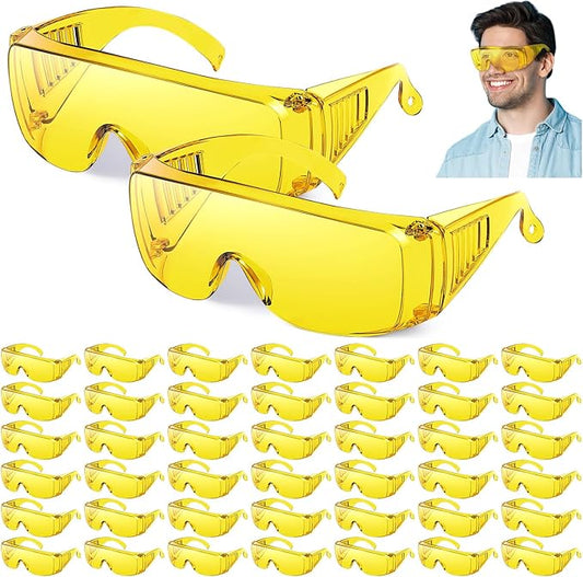 Kanayu Safety Glasses Bulk Protective Goggles Anti Fog Scratch Resistant Eyewear