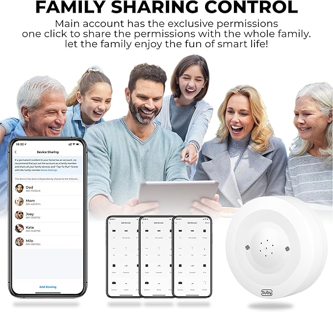 TUBY WiFi Water Leak Detector – No Hub Required, Easy Installation Smart Sensor for Home, Basement, Kitchen, Bathroom – Moisture Sensor, Wireless, IP55 80dB Alarm Flood Sensors