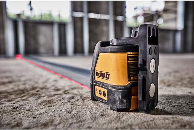 DEWALT Line Laser, Self-Leveling, Cross Line, Red Beam (DW088K)