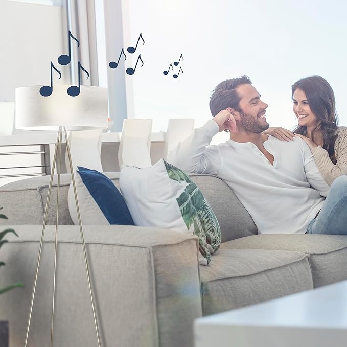 Feit Electric A19 LED Speaker Light Bulb, 60W Equivalent Built-in Speaker IntelliBulb, E26 Medium Base, 750 Lumens, 3000K Bright White - BTOM60830LEDI