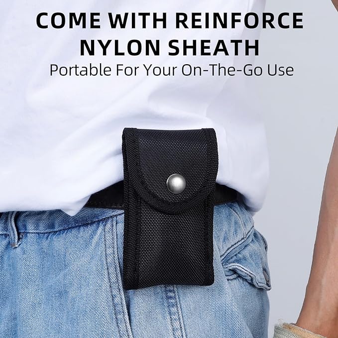 HANSHI G10 Handle Multitool Pliers with YG10 Tungsten Steel Replaceable Wire Cutters 12 in 1 Multi Tool Pocket Knife with Safety Lock,Saw,Bottel Opener for Camping,Survival with Nylon Sheath (red)