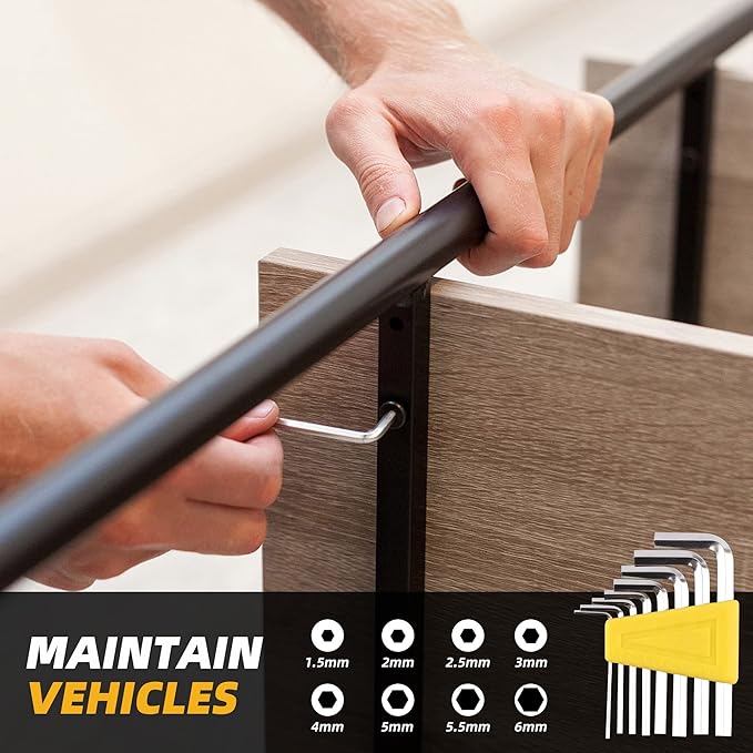 40-Piece Home Tool Kit with Easy Carrying Box, Small Basic Hand Tool Set Perfect for DIY Building, Home Maintenance and Woodworking, Great for College Students