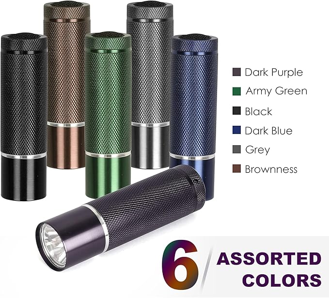 FASTPRO 36-Pack Flashlights Set, Aluminum LED Flashlights Include AAA Batteries & Lanyard, Super Bright 100 Lumen Flashlight for Party Favors, Camping, Hurricane Supplies