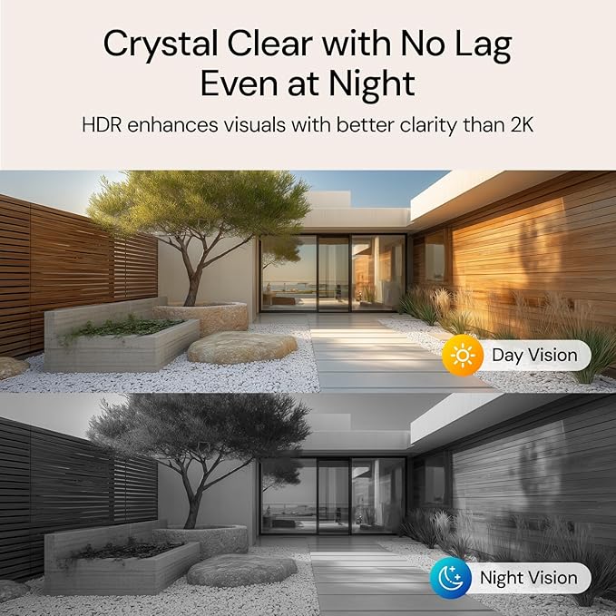 2025 Newly Video Doorbell Camera Wireless with Solar Powered and Battery, AI Motion Detection, 3280ft Wireless Long Range Signal, HDR Ultra-Clear 2.4g & 5g Video Doorbells Camera with Chime