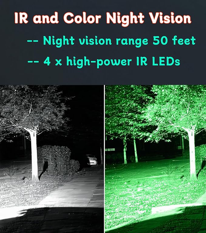 4G LTE Cellular Solar Powered 2K Security Camera Outdoor, 720 day Unlimited Data, No WiFi Battery Cam, Built in SIM Card, PIR Motion Sensor, 360° Live Surveillance, 2-Way Talk, Color Night Vision IP65